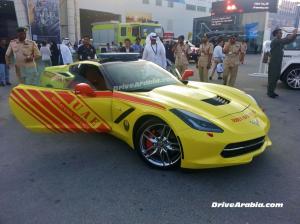 Chevrolet Corvette Stingray Dubai Fire Brigade 2013 года